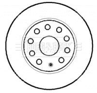 BORG & BECK Piduriketas BBD4384